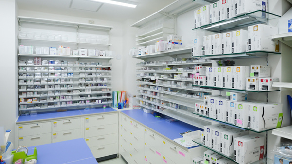 大賀薬局　別府小学校前店の調剤室