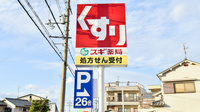 スギ薬局　倉治店の看板