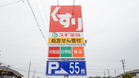 スギ薬局　古知野店の看板