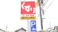 スギ薬局　岐阜正木店の看板
