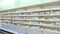 モリキ大豆島薬局の薬棚