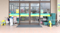 杏林堂薬局　新所原駅南店の入口
