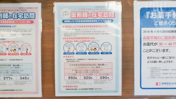 ココカラファイン薬局河内天美駅前店の在宅対応