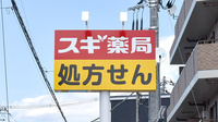 スギ薬局　上水本町店の看板