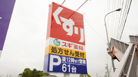 スギ薬局　寺横店の看板