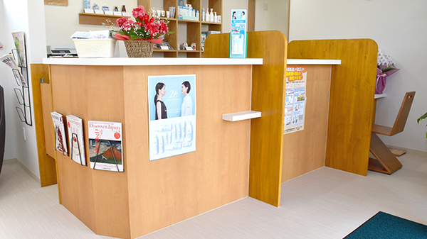 ペリカンこころ薬局の受付/カウンター