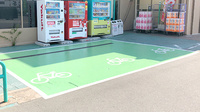杏林堂薬局　上西店の駐輪場