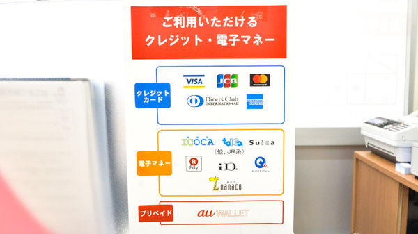 キリン堂薬局　西ノ京御前店のクレカ/電子マネー対応