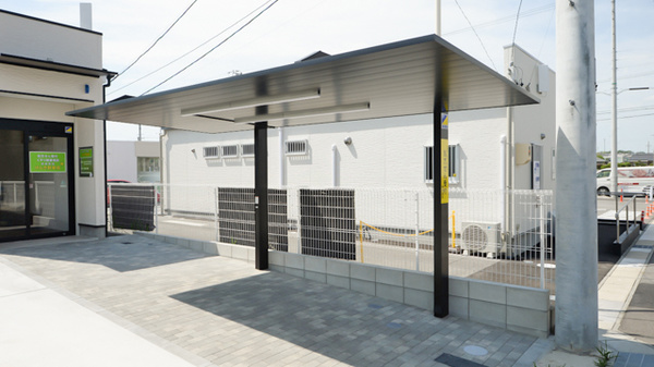 げんき野薬局の駐輪場