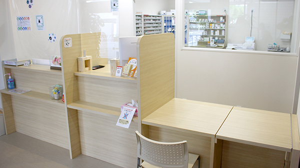 プロテア薬局たいとみ店の受付/カウンター