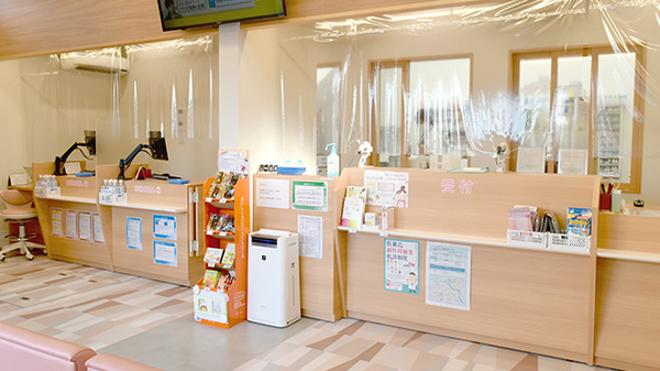 エスマイル薬局　おおふく店の受付/カウンター