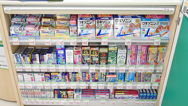 スギ薬局　八千代中央店の一般医薬品