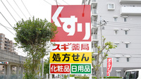 スギ薬局　八千代中央店の看板