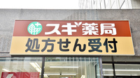 スギ薬局　信濃橋店の看板