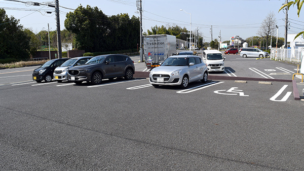 どりむ薬局の駐車場