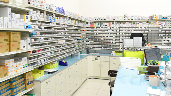 ププレひまわり薬局三原南店の調剤室