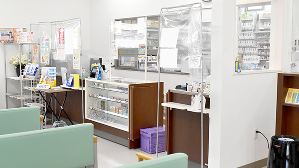 ゴダイ薬局　仁豊野店の受付/カウンター