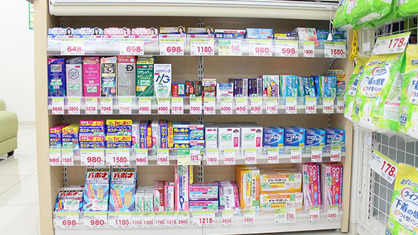 スギ薬局　八丁畷店の一般医薬品