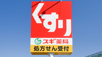 スギ薬局　小松中央店の看板