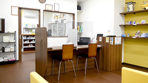 戎薬局　東湊店の受付/カウンター