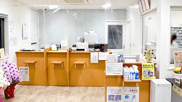 池田薬局鶴ヶ島店の受付/カウンター