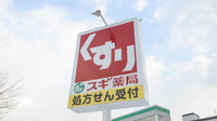 スギ薬局 元車店の看板
