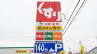 スギ薬局 牧御堂店の看板