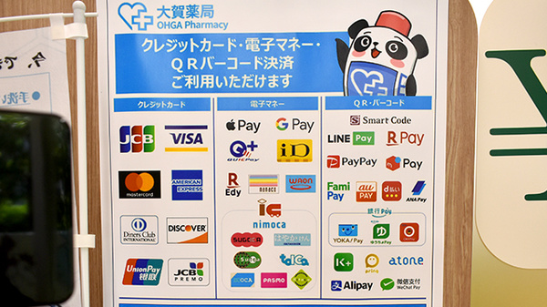 大賀薬局　聖マリア病院前店のクレカ/電子マネー/スマホ決済対応
