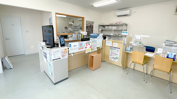 ほのぼの薬局つくば自由ケ丘店の受付/カウンター