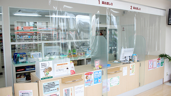 あすなろ調剤薬局　開成店の受付/カウンター