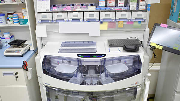 すがいやっきょく緑町店の調剤器具