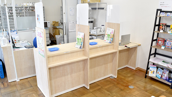 山口薬局　中城店の受付/カウンター