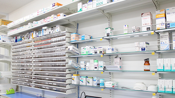 スギ薬局 板橋店の薬棚