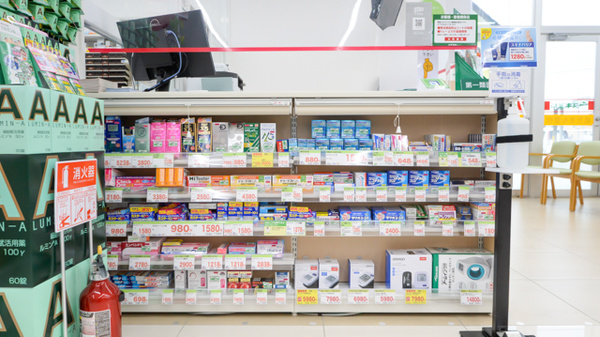 スギ薬局 西金沢店の一般医薬品