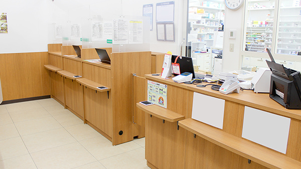薬局くすりの福太郎　相之川店の受付/カウンター