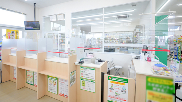 スギ薬局　柏森駅南店の受付/カウンター