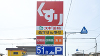 スギ薬局　柏森駅南店の看板