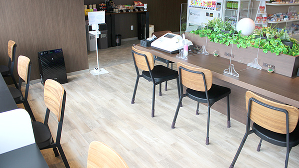 つくし薬局　柳原店の薬局カフェ