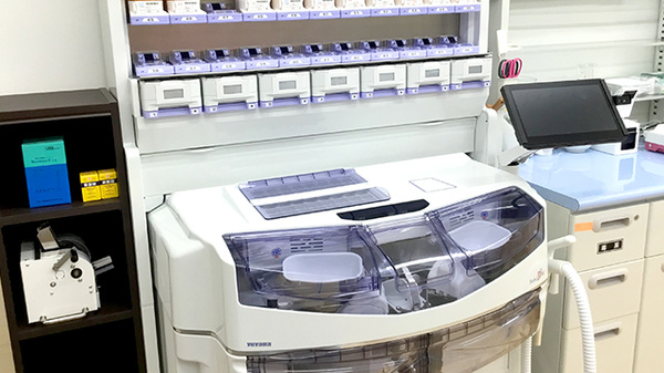 大和田らいふ薬局の調剤器具