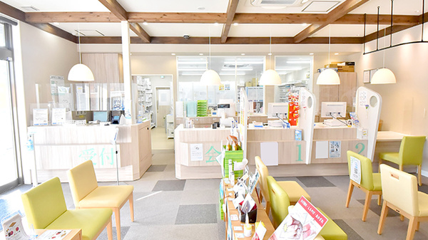 大賀薬局 新水巻病院前店の受付/カウンター