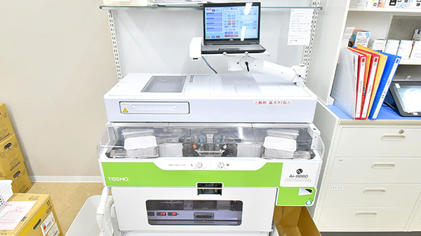大賀薬局 新水巻病院前店の調剤器具