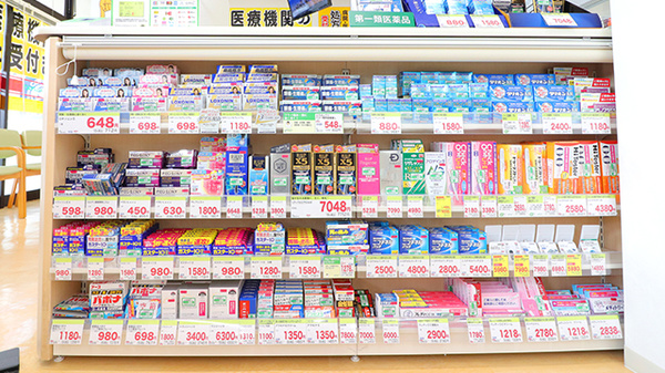 スギ薬局　鹿浜店の一般医薬品