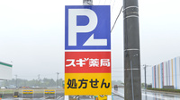 スギ薬局　野々市堀内店の看板