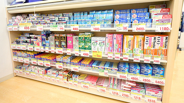 スギ薬局　あさか栄店の一般医薬品