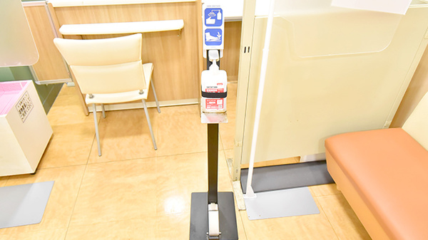 イオン薬局垂水店の感染予防対策