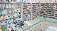 池田薬局 岩城店の薬棚
