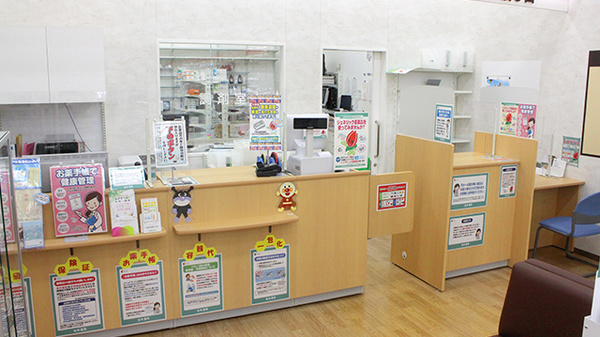 セキ薬局　ピアシティ宮代店の受付/カウンター
