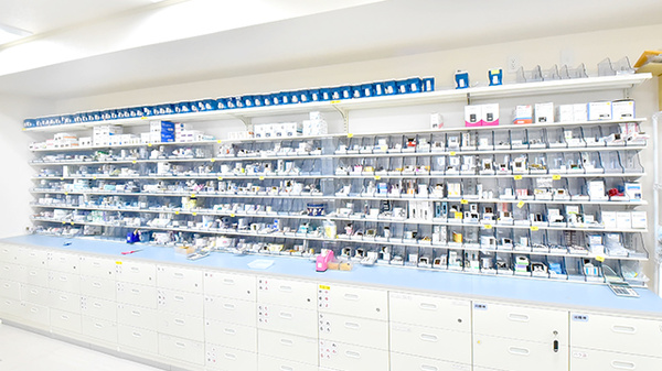 大賀薬局 石丸店の薬棚