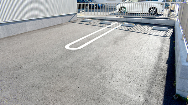 なの花薬局の駐車場