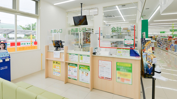 スギ薬局　あかしあ台店の受付/カウンター